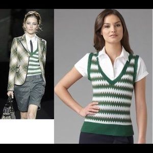 L.A.M.B. by Gwen Stefani JACQUARD BOYFRIEND VEST